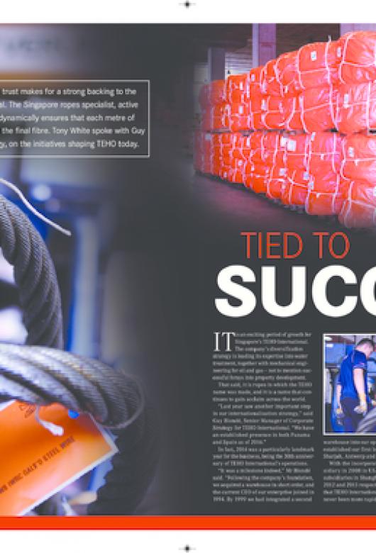 Teto Ropes TEHO Ropes is featured in Inside Oil&Gas and Inside Marine, edition Oct ...